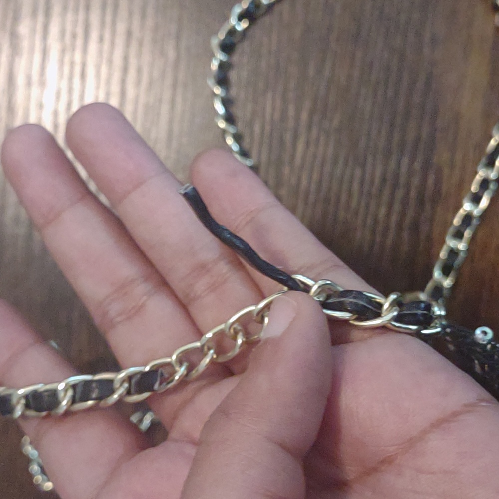 CHANEL | Quilted Lamb Skin Wallet On A Chain - Picture 3 of 7